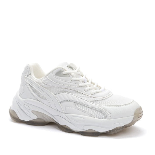 Women's White Fashion Sneakers
