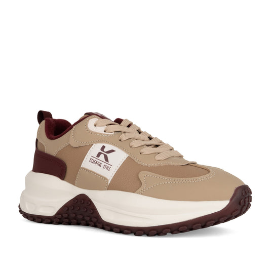 Women's Beige Fashion Sneakers