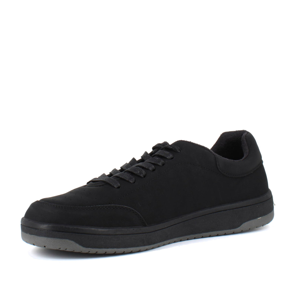 black casual closed sneakers