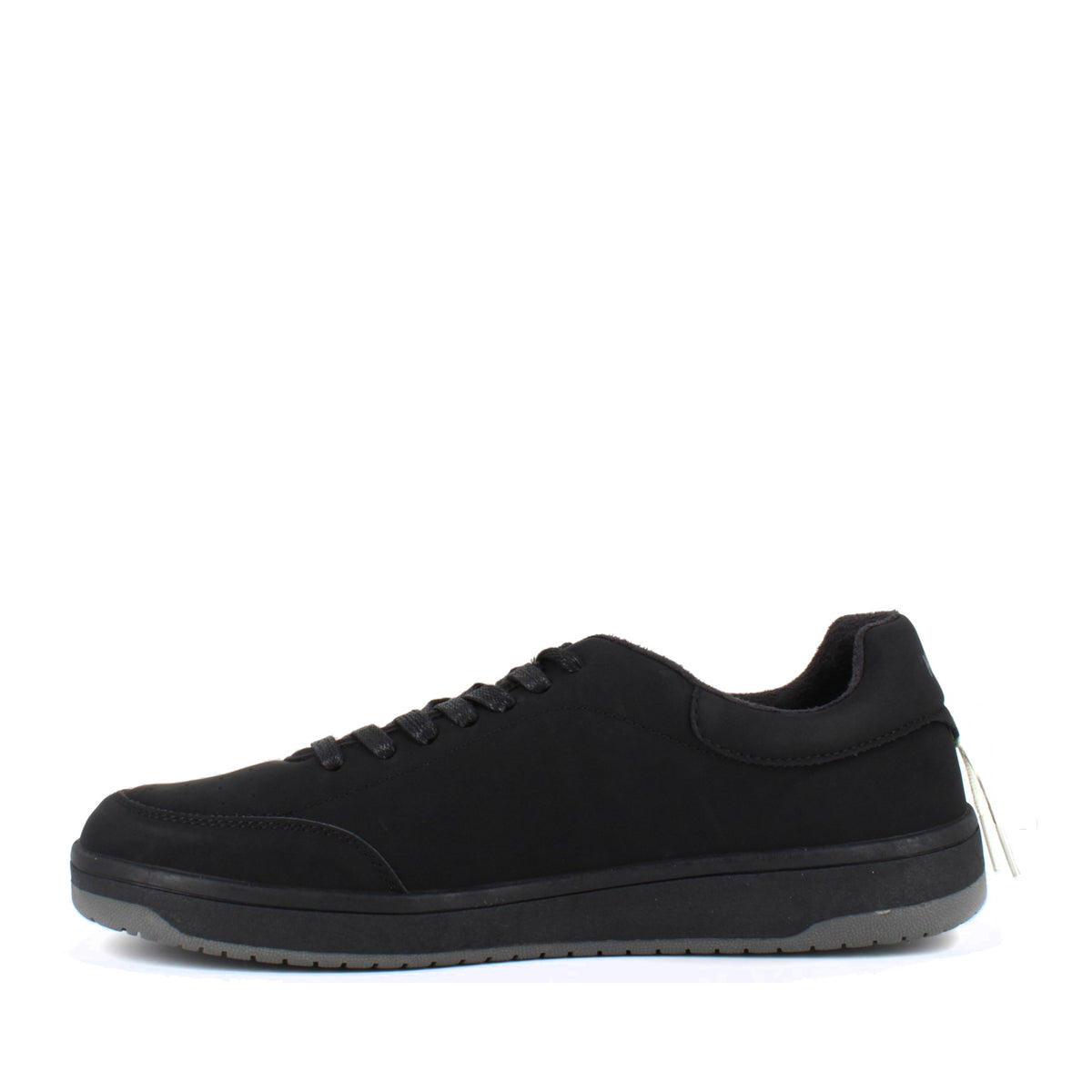 black casual closed sneakers
