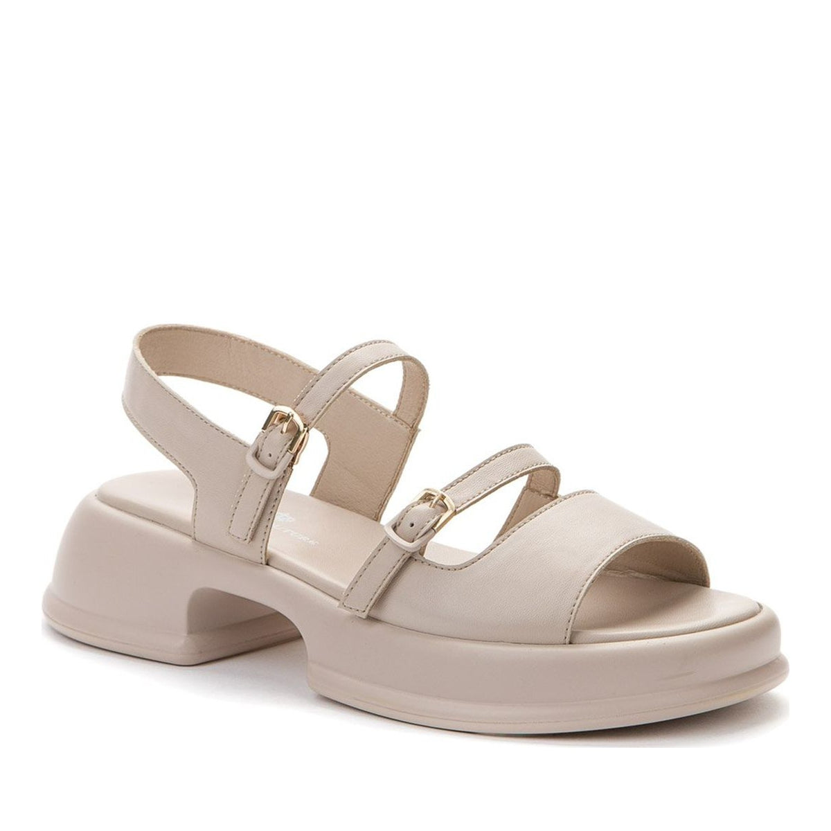 beige casual open sandals