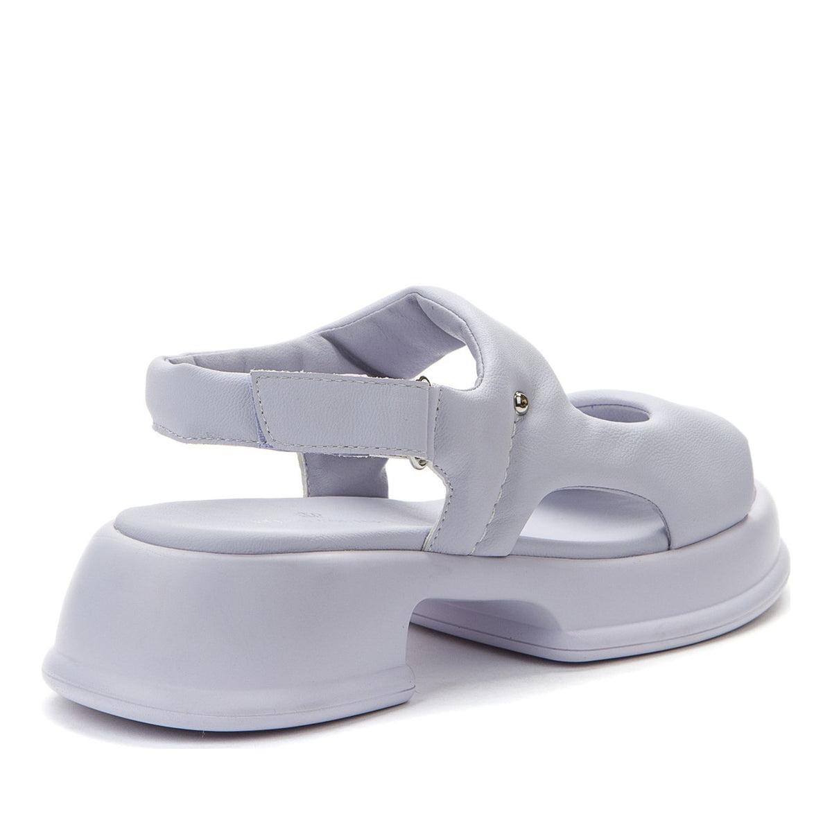 purple casual open sandals