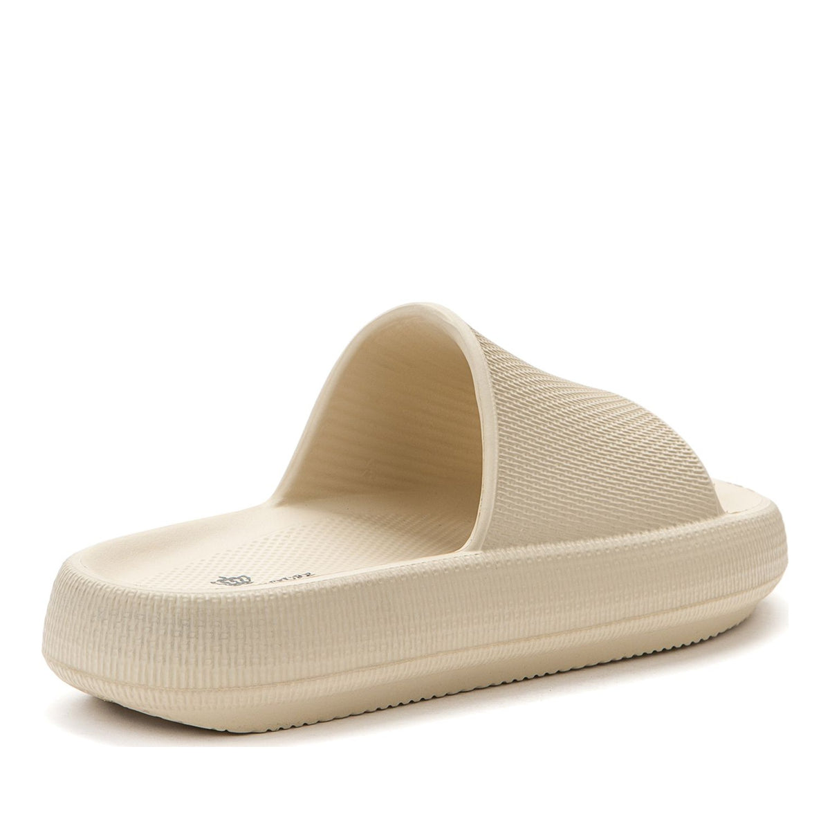 beige casual open slides