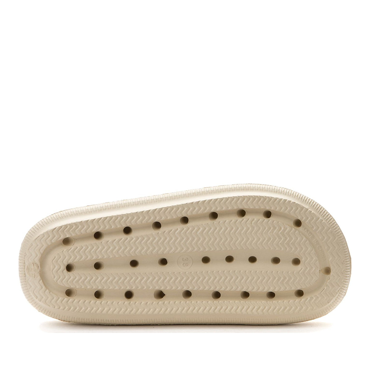 beige casual open slides
