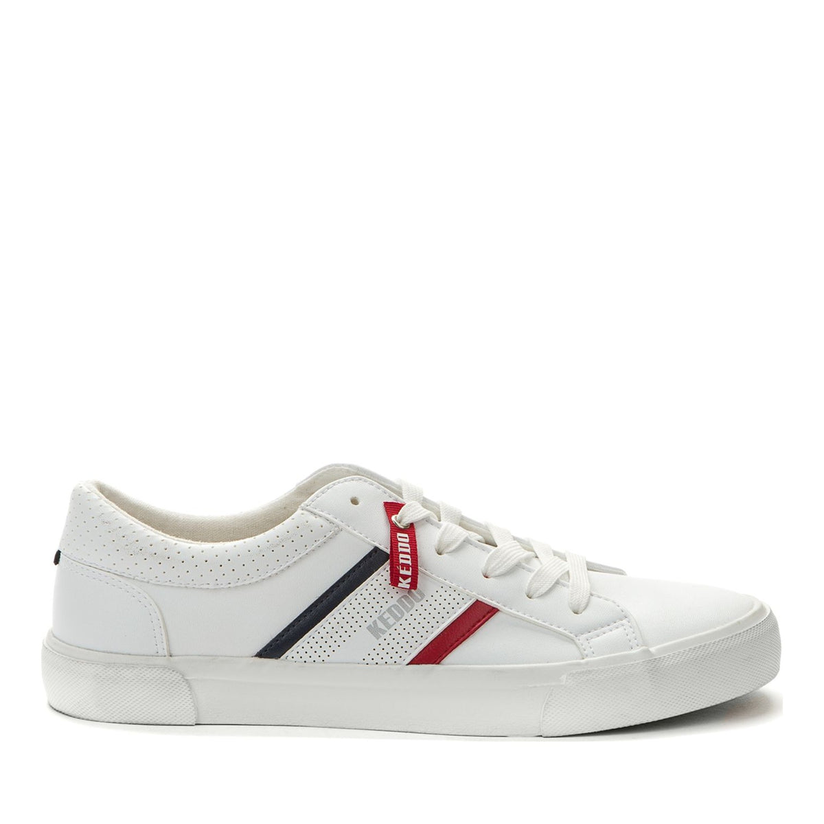 white casual closed sneakers