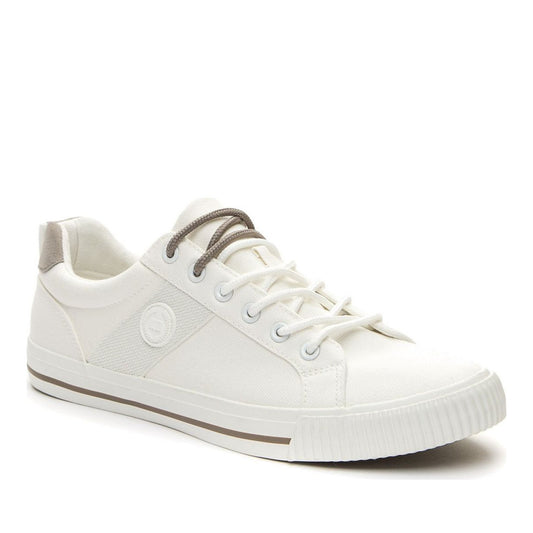 white casual closed sneakers