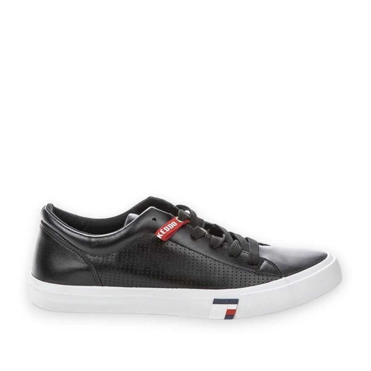black casual closed sneakers