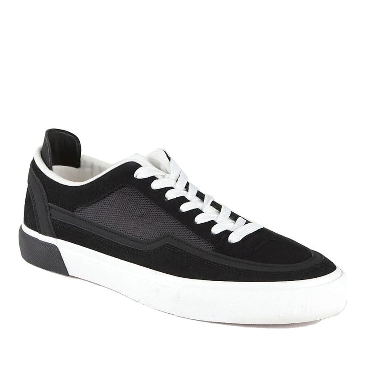 black casual closed sneakers