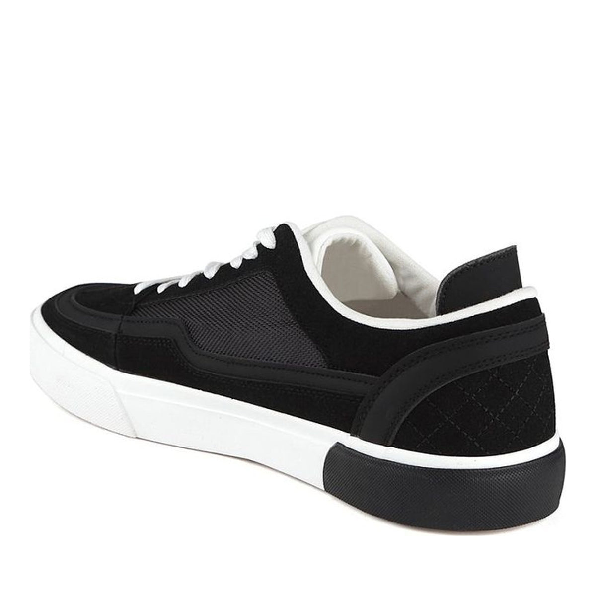 black casual closed sneakers