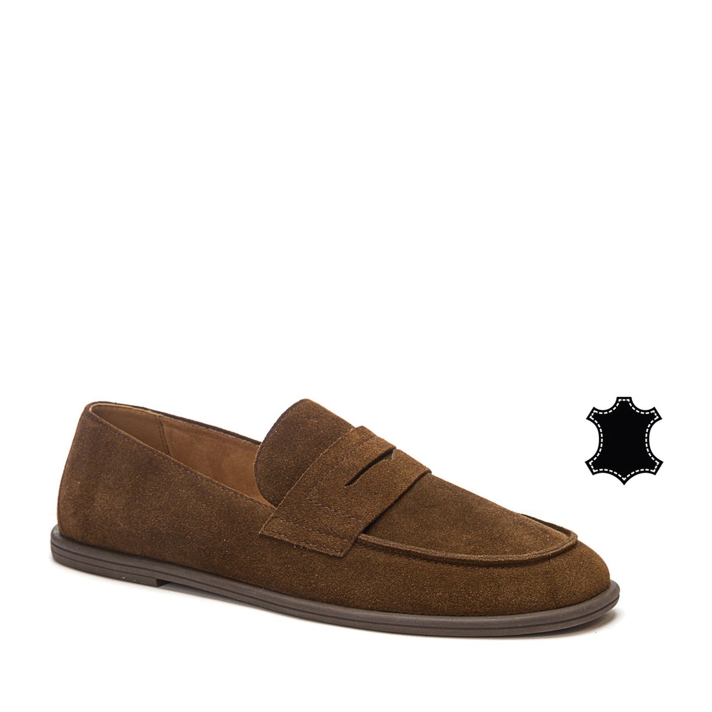 Men's Brown Moccasins