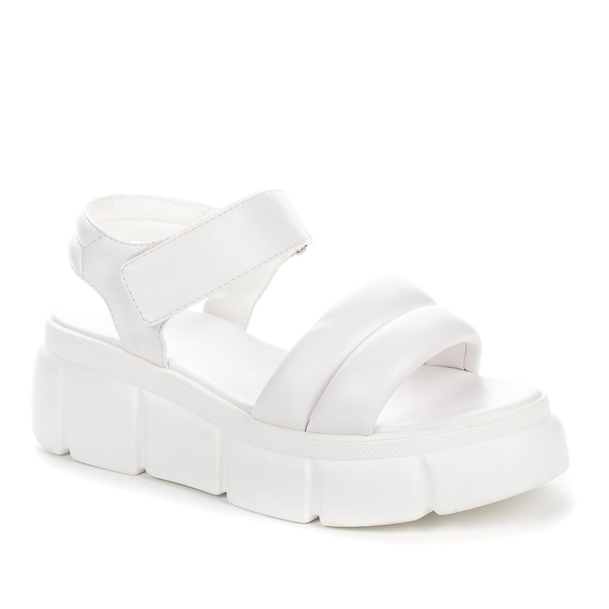 Women's White Open-Toe Sandals