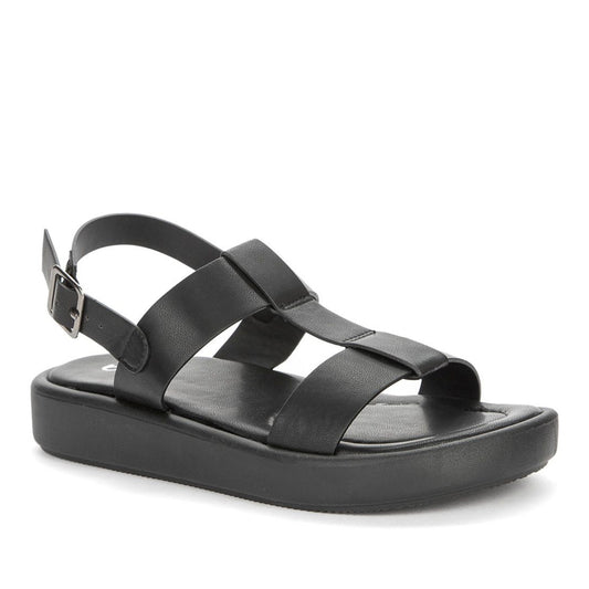 Women's Black Open-Toe Sandals