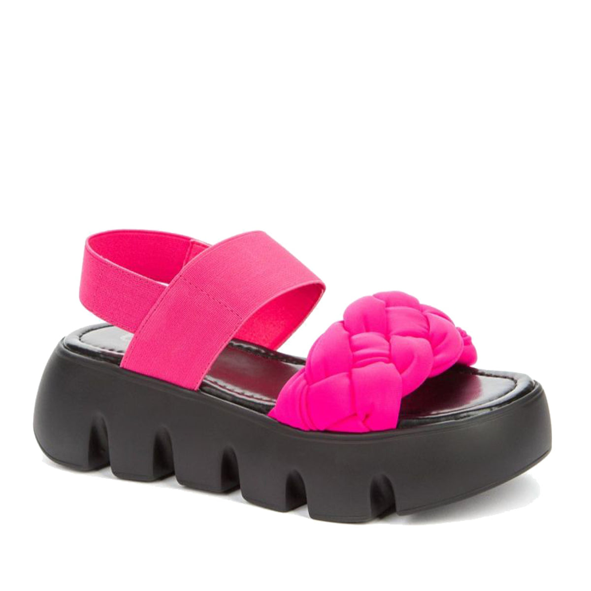 pink casual open sandals
