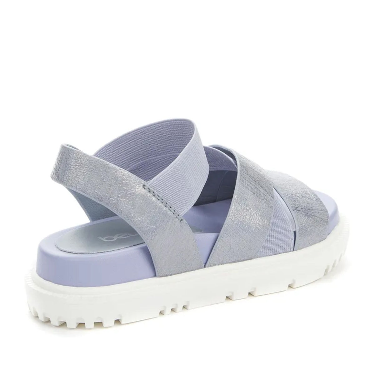 blue casual open sandals