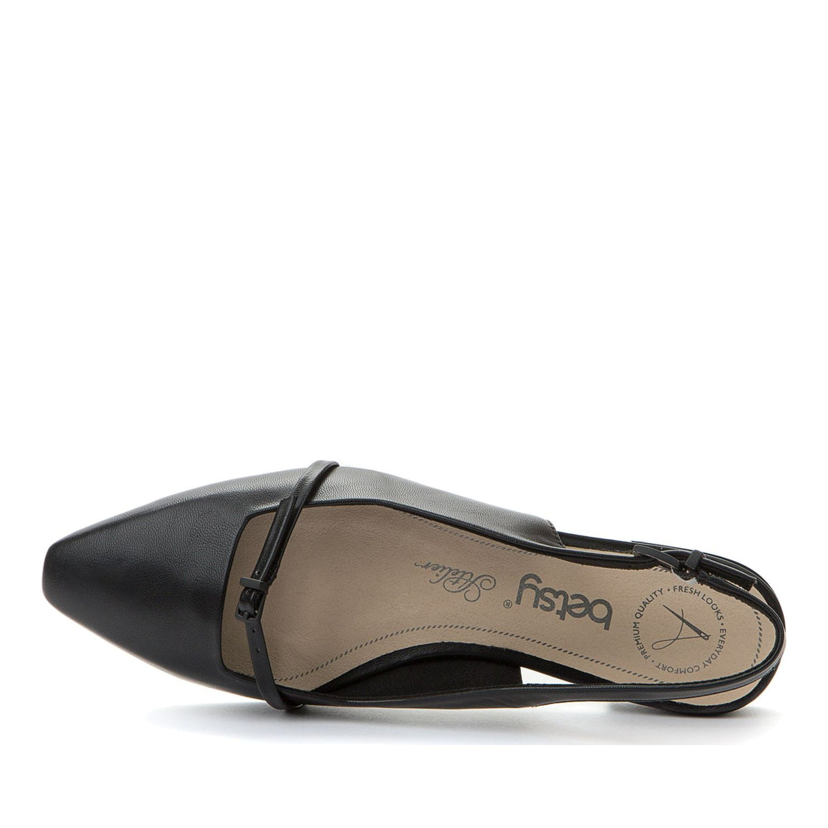black elegant part-open formal