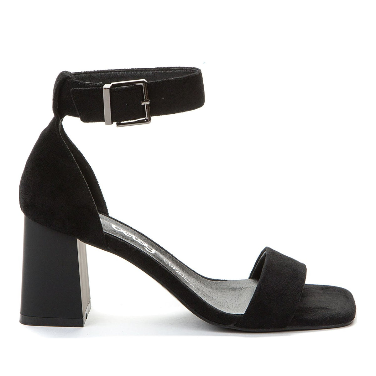 black elegant part-open pumps
