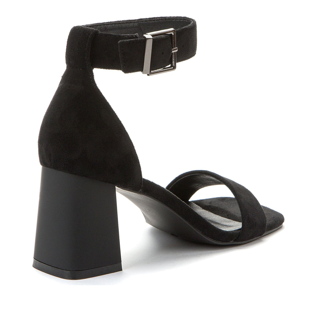 black elegant part-open pumps