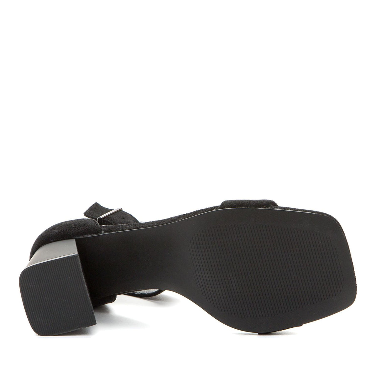 black elegant part-open pumps