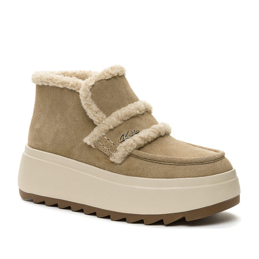 Women's Beige Ankle Boots