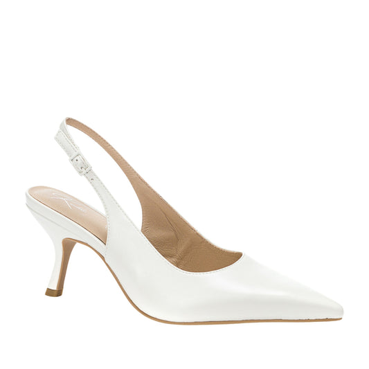Women's White Dress Pumps