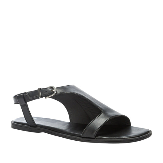 Women's Black Open-Toe Sandals