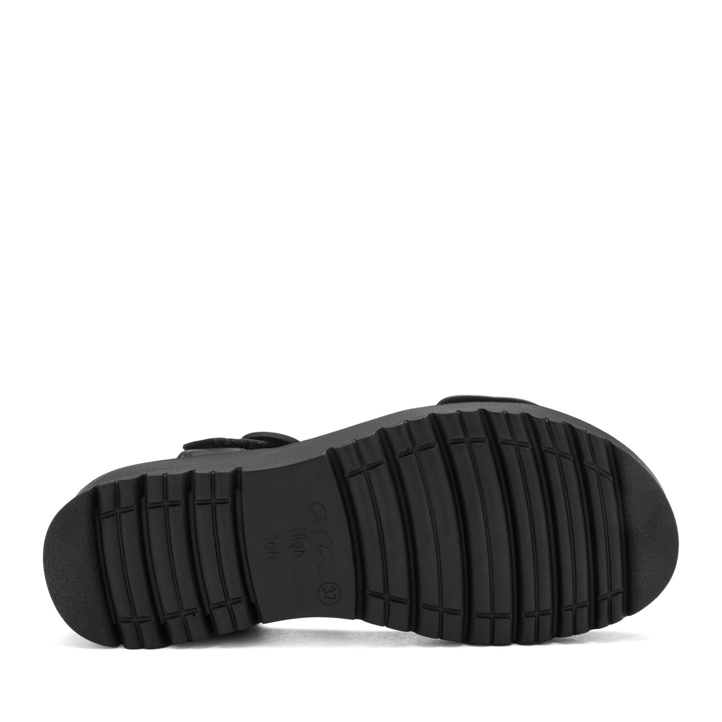 Bilbao Women's Black Open-Toe Sandals