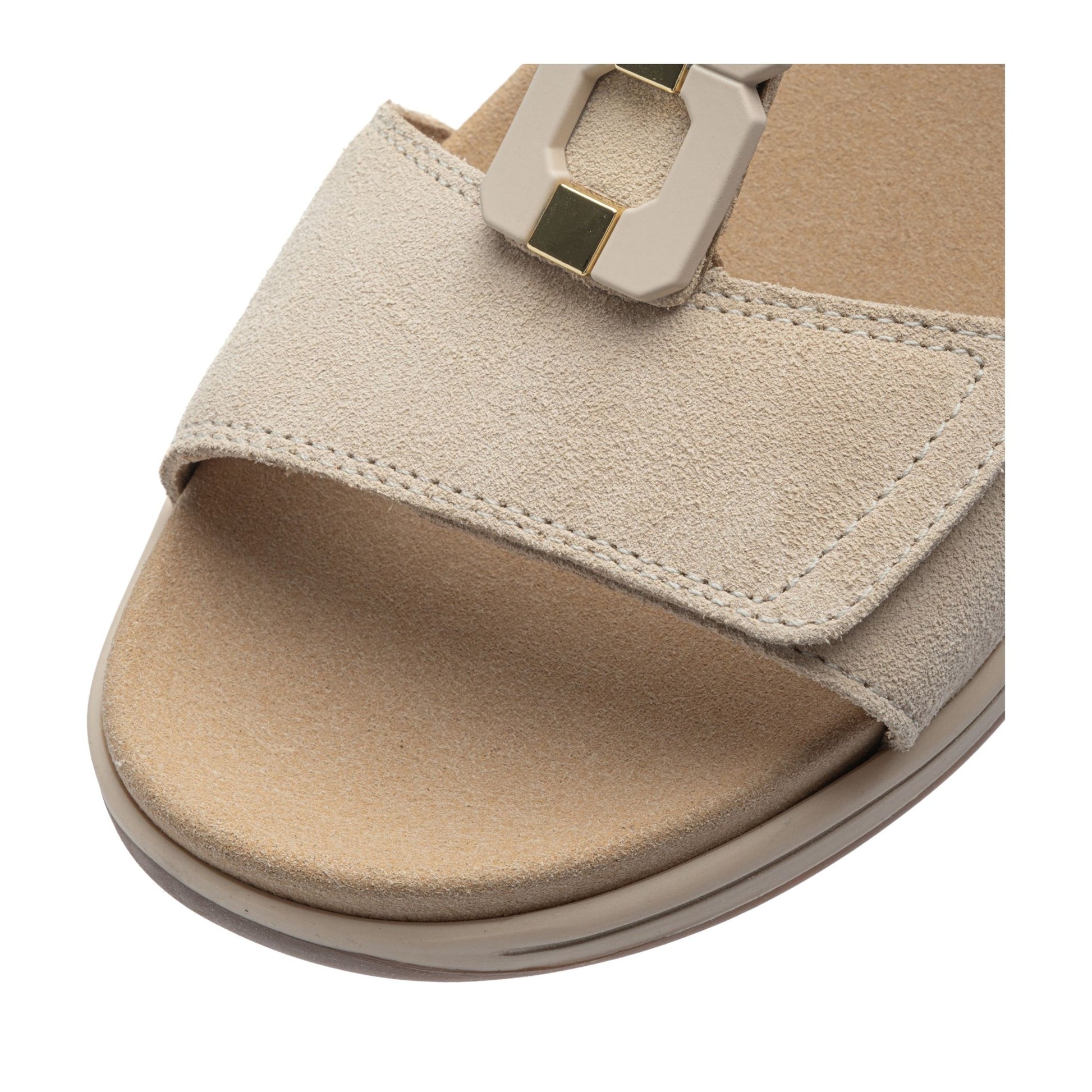 Osaka-S Women's Beige Open-Toe Sandals