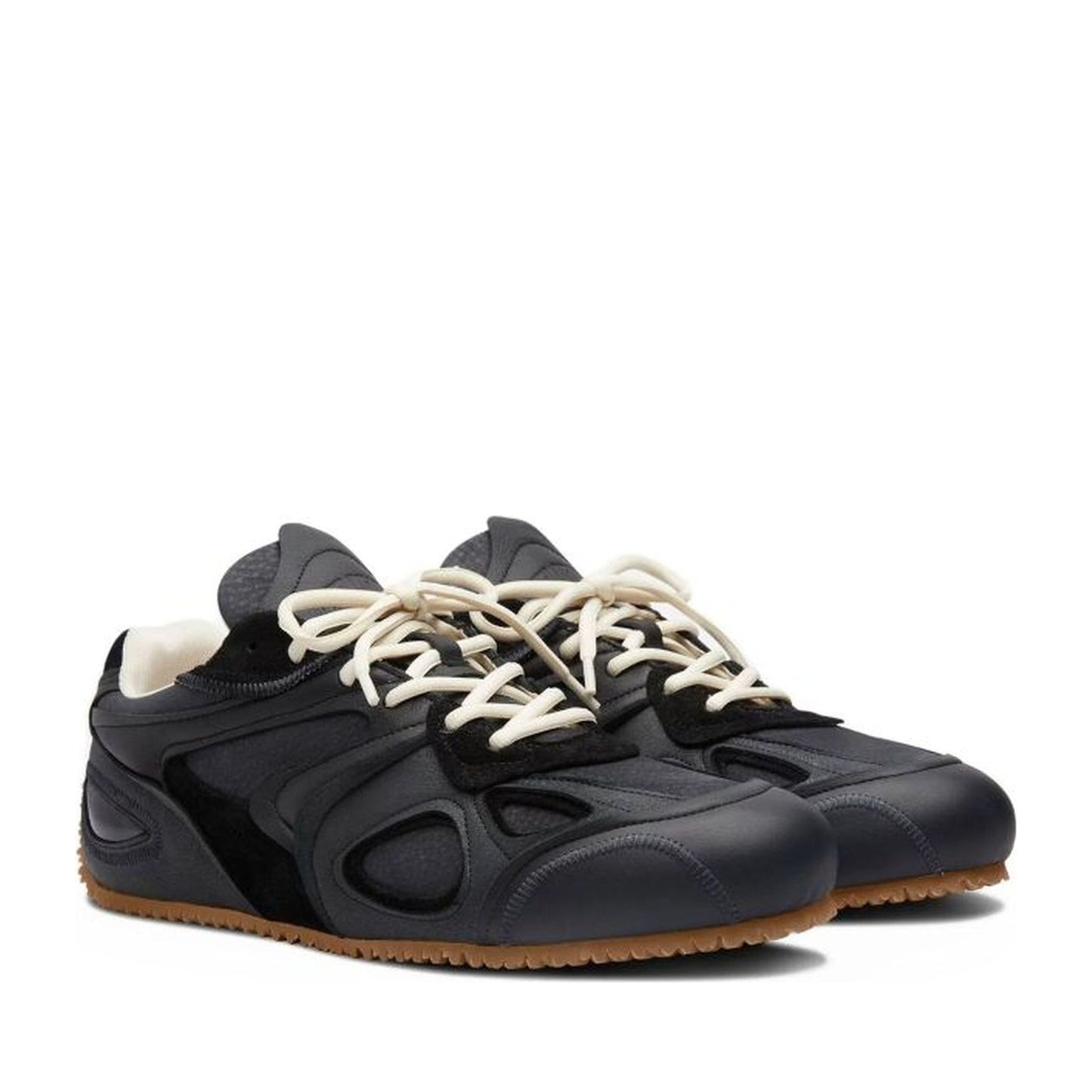 Slow Runner Men's Black Fashion Sneakers