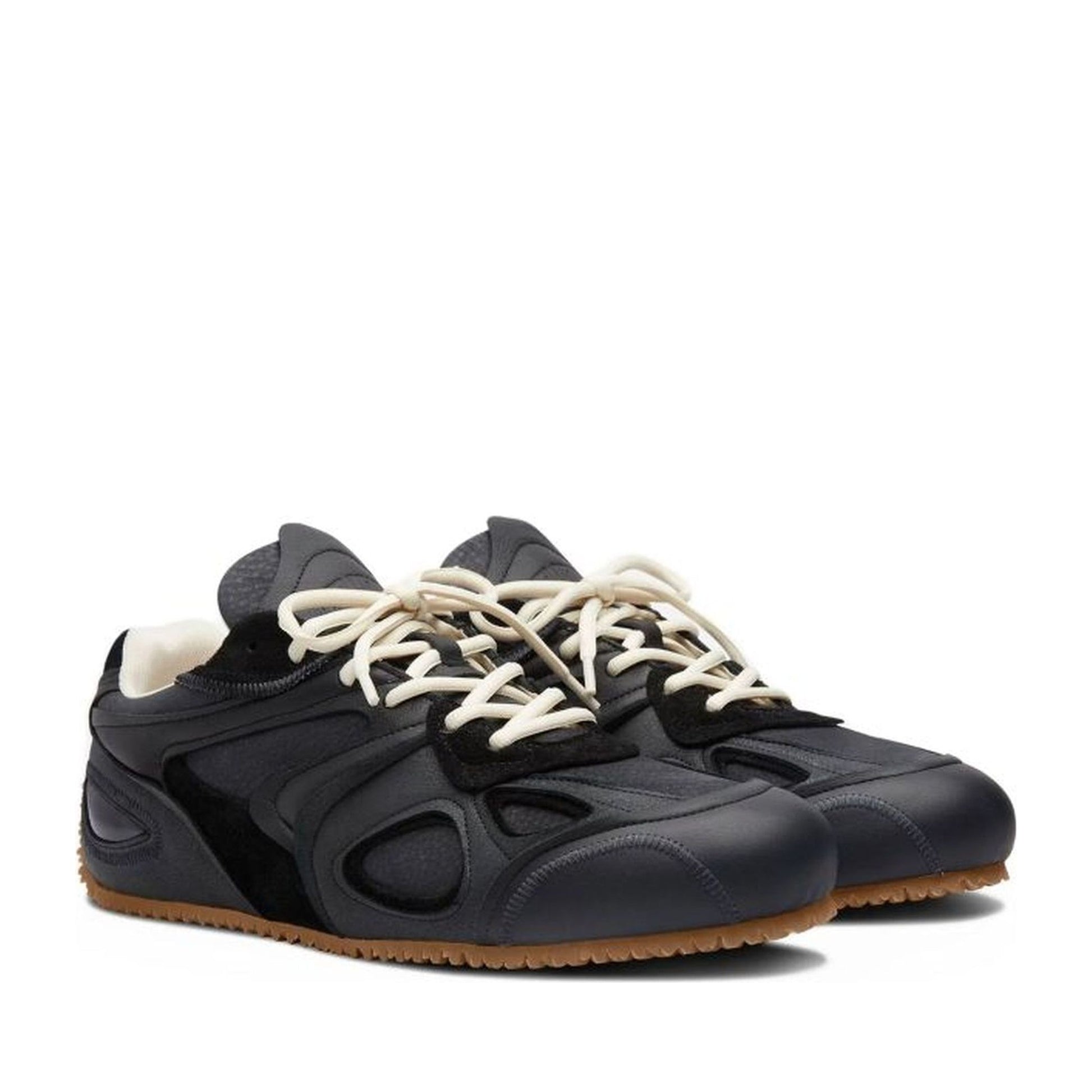 Slow Runner Men's Black Fashion Sneakers