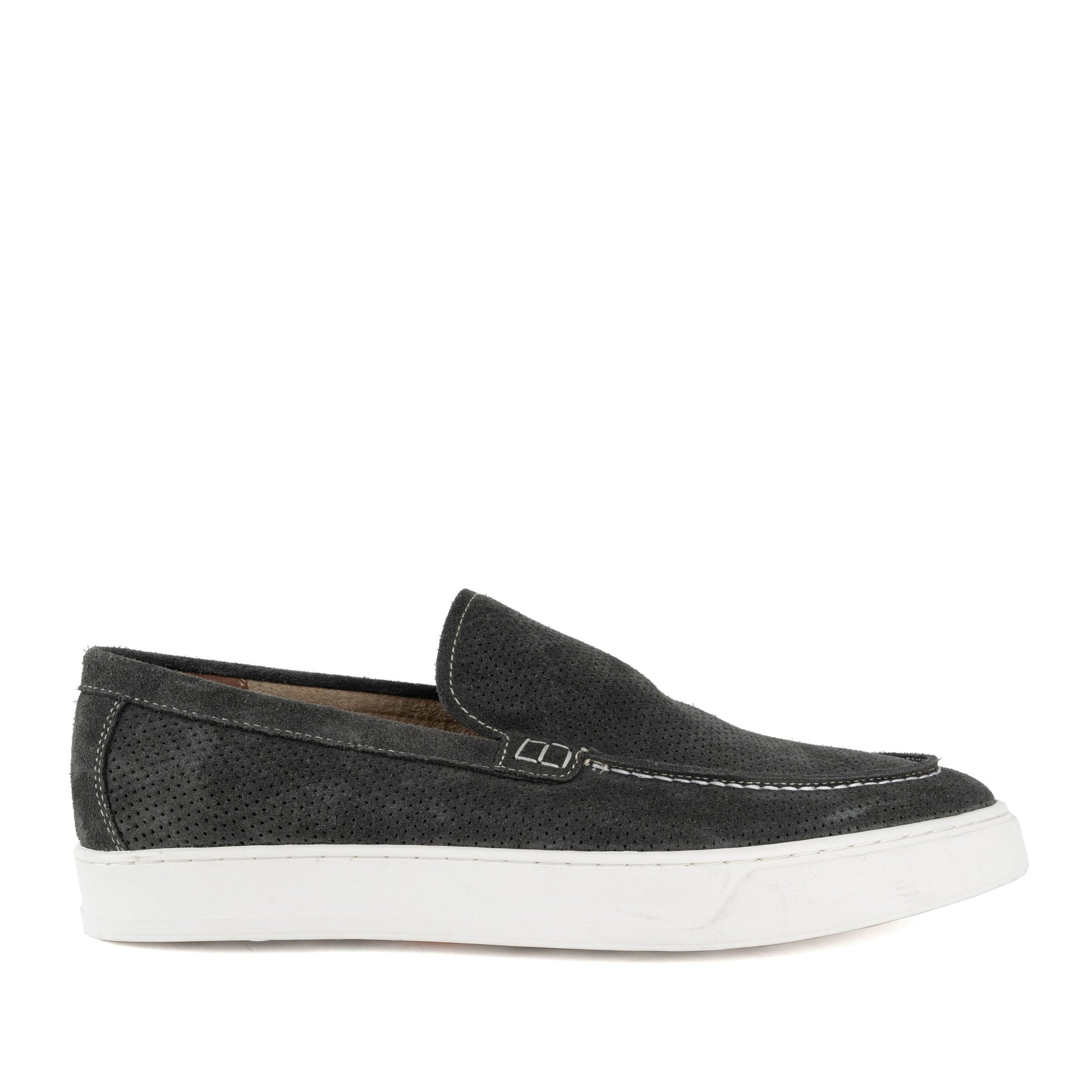 Men's Gray Moccasins