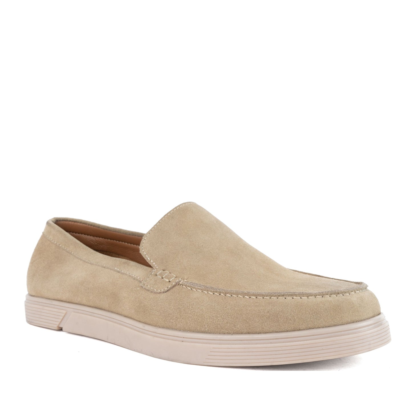 Men's Beige Moccasins