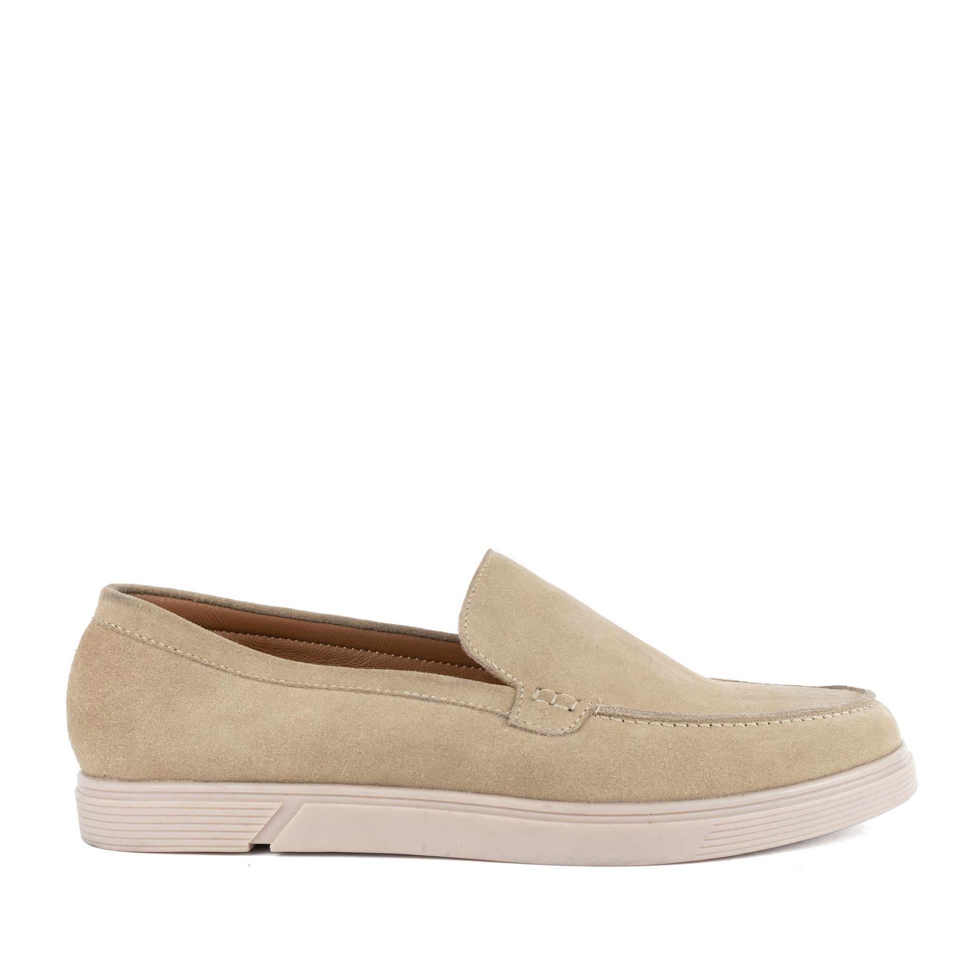 Men's Beige Moccasins