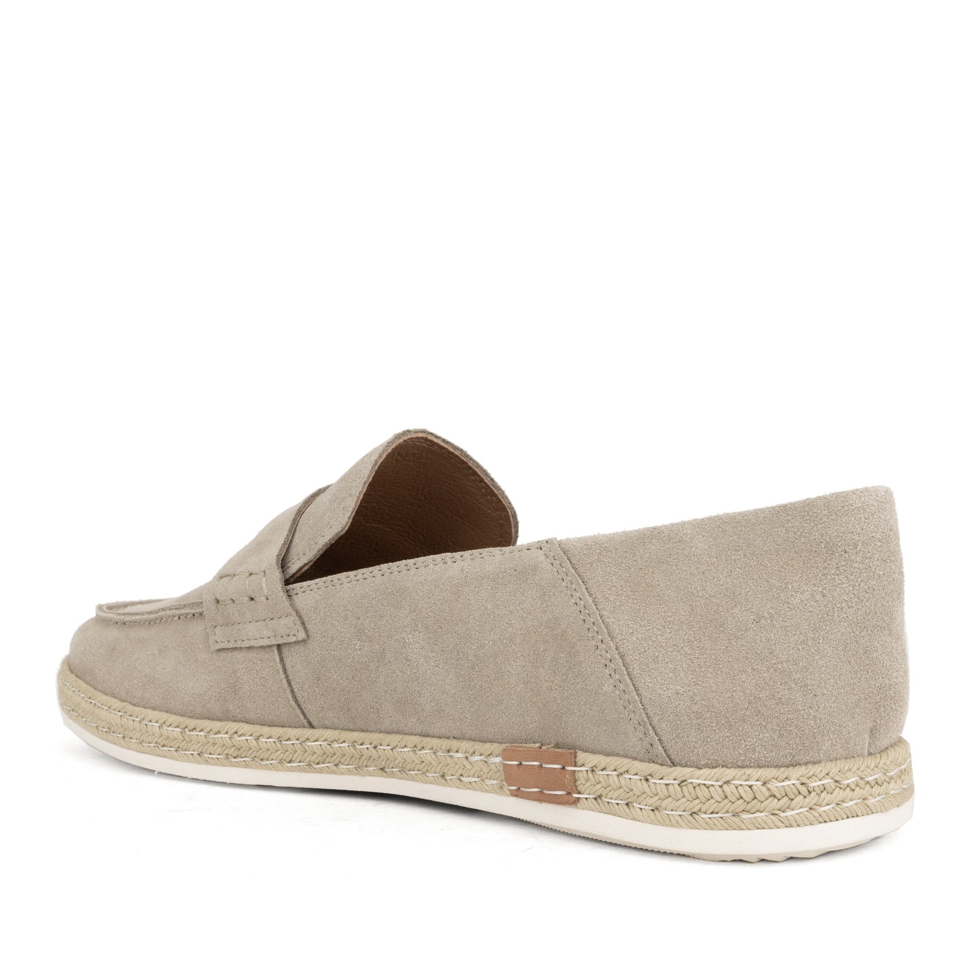 Men's Beige Moccasins