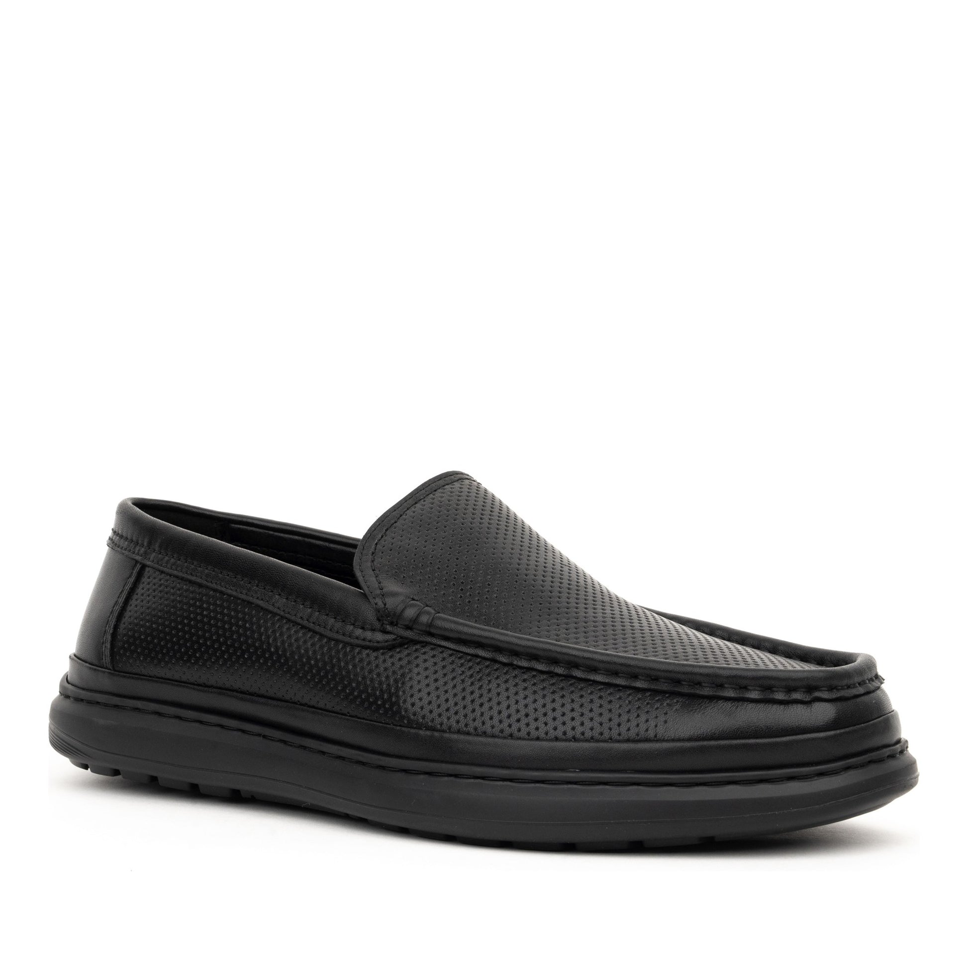 Men's Black Moccasins