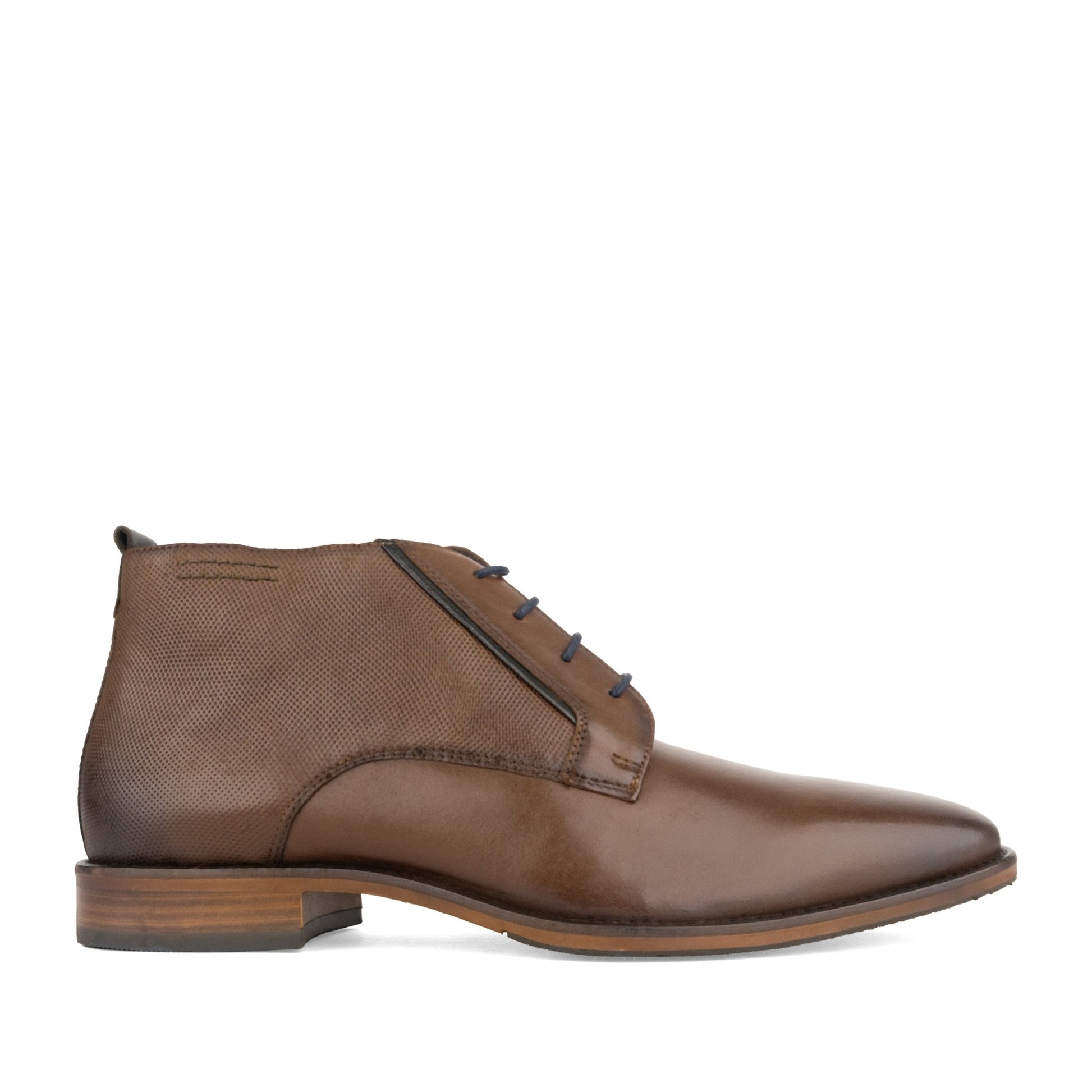 Neth Men's Brown Dress Ankle Boots