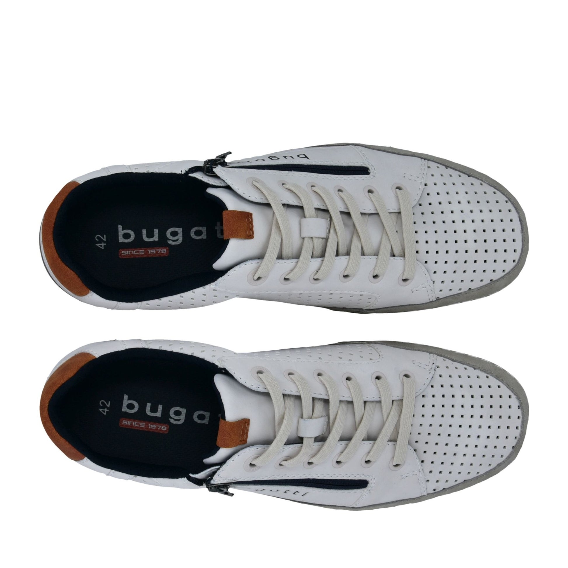 Men's White Fashion Sneakers