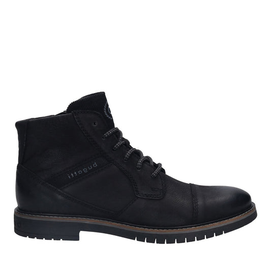 Caj Men's Black Ankle Boots