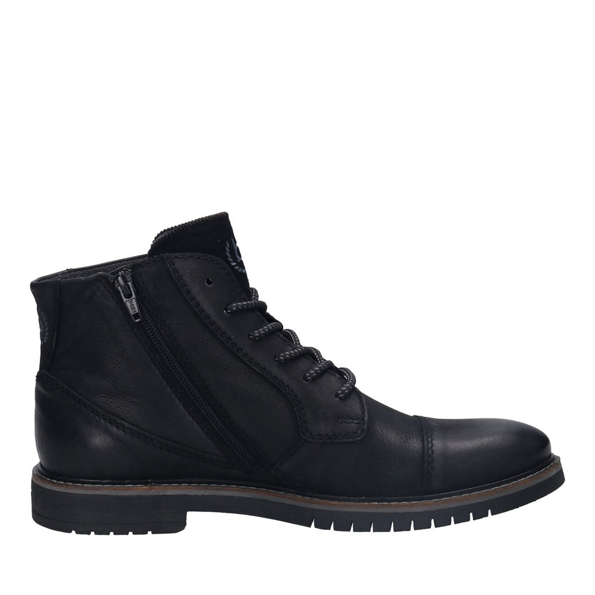 Caj Men's Black Ankle Boots
