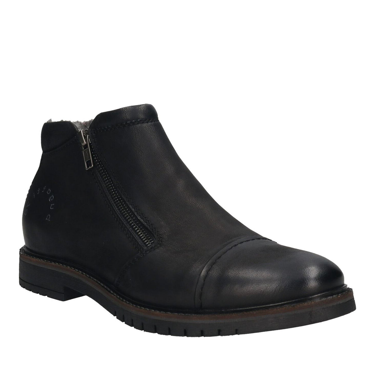 Caj Men's Black Ankle Boots