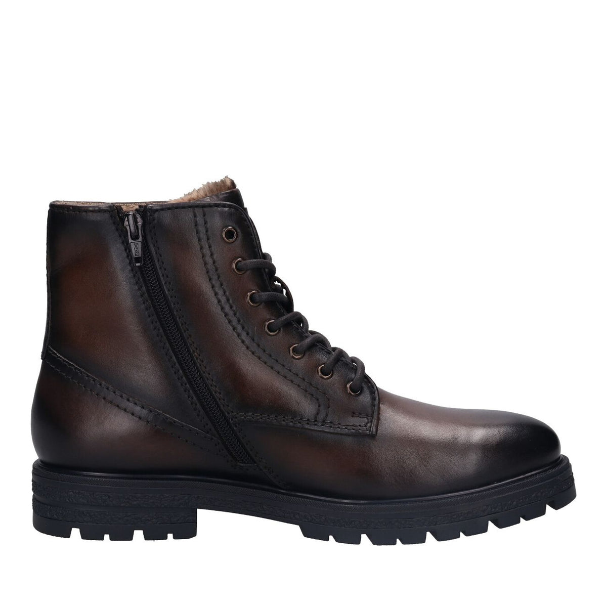 Zaru Men's Brown Ankle Boots