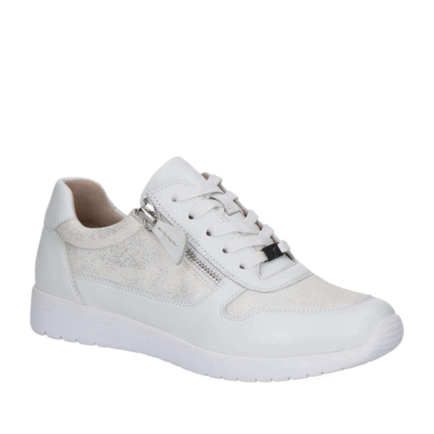 Women's White Fashion Sneakers