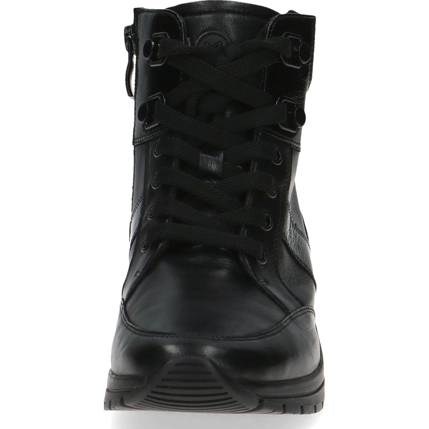 Women's Black Wedge Ankle Boots