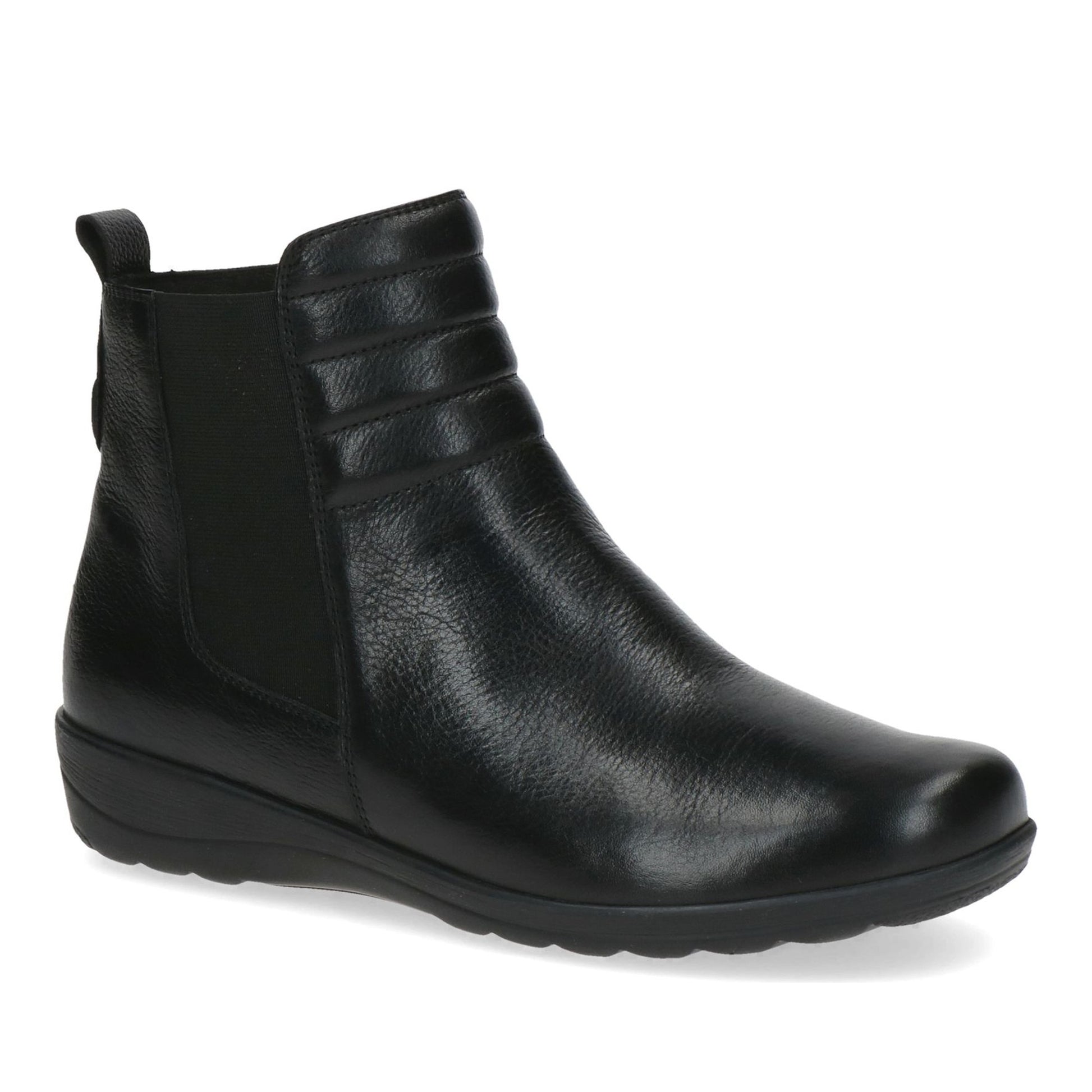 Women's Black Wedge Ankle Boots