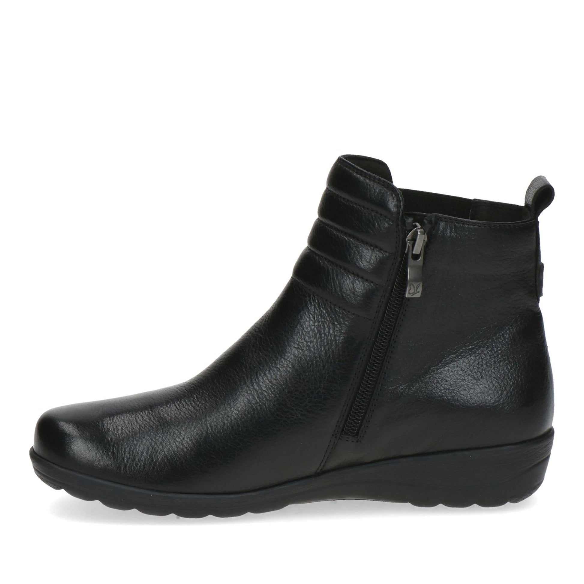 Women's Black Wedge Ankle Boots