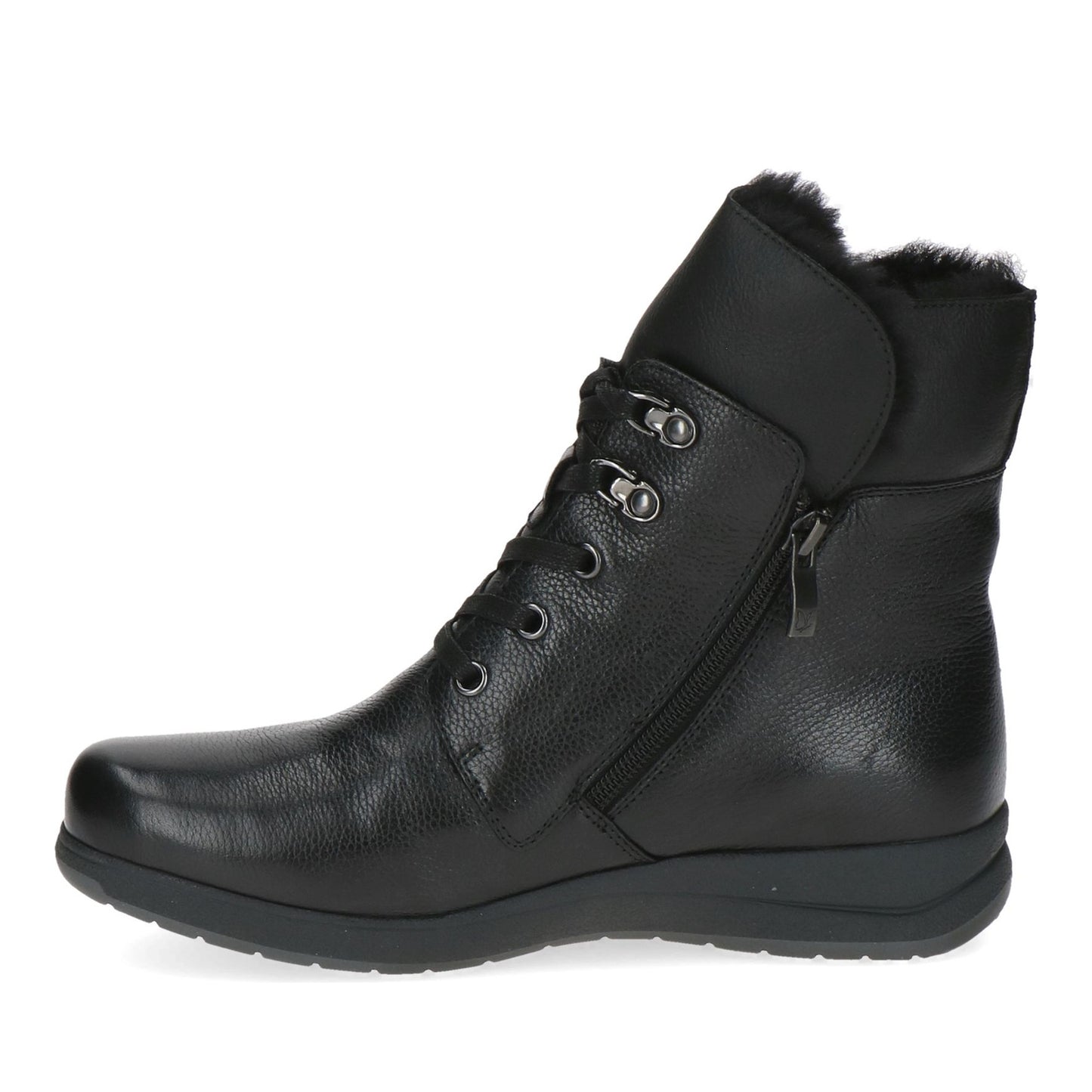 Women's Black Wedge Ankle Boots