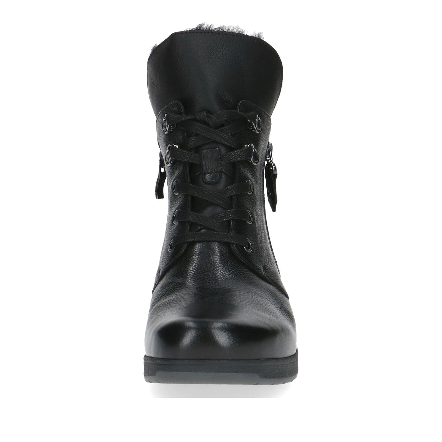 Women's Black Wedge Ankle Boots