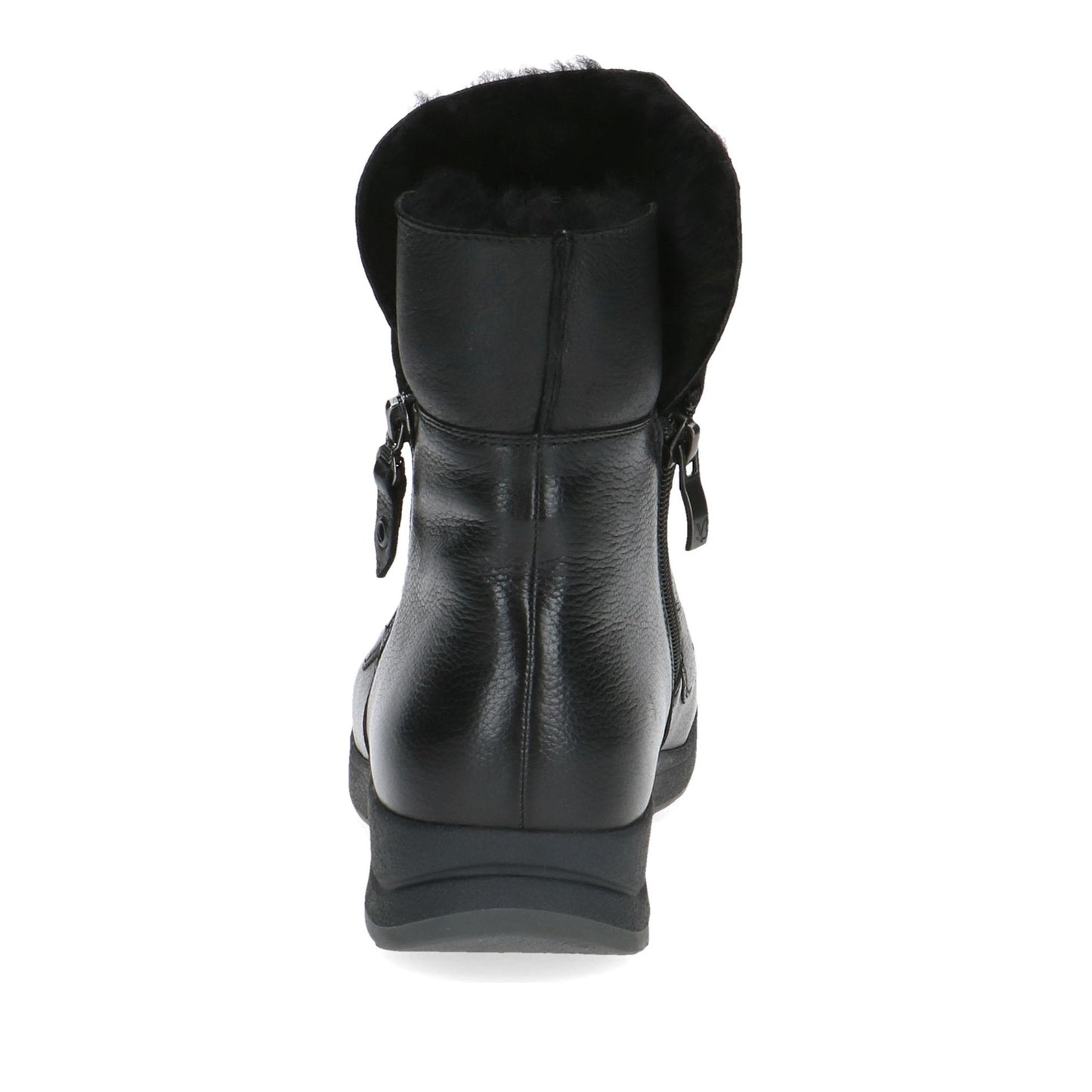 Women's Black Wedge Ankle Boots