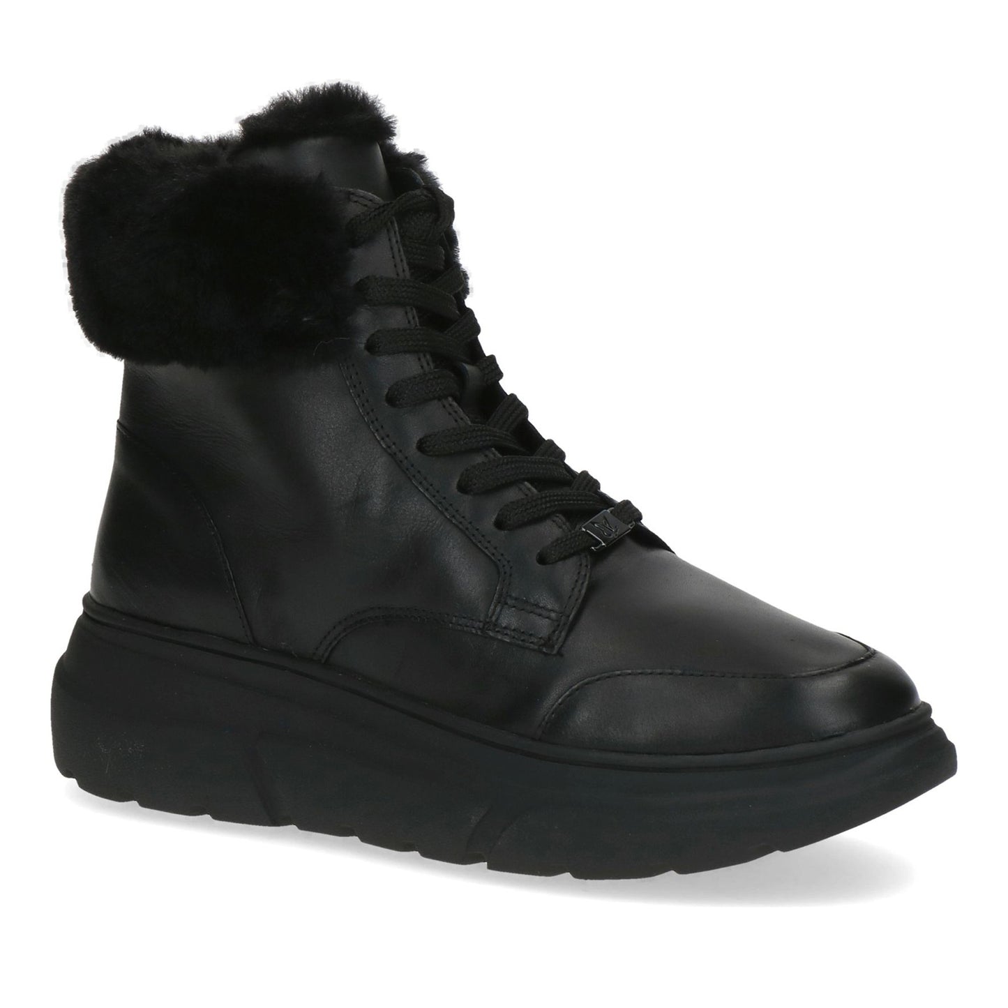 Women's Black Wedge Ankle Boots
