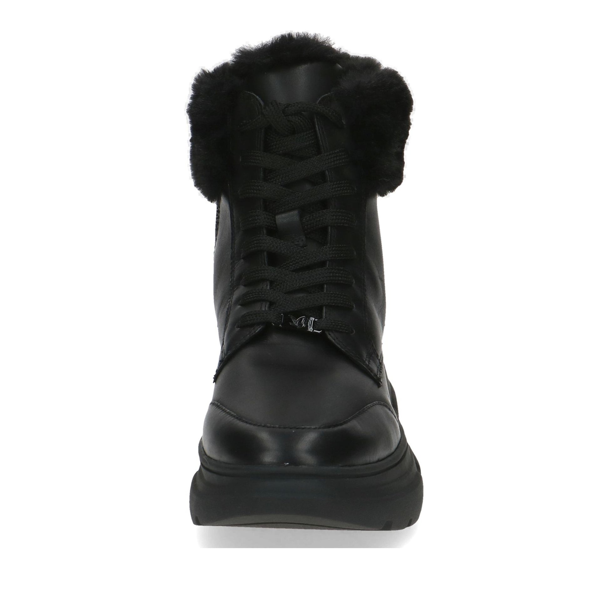 Women's Black Wedge Ankle Boots