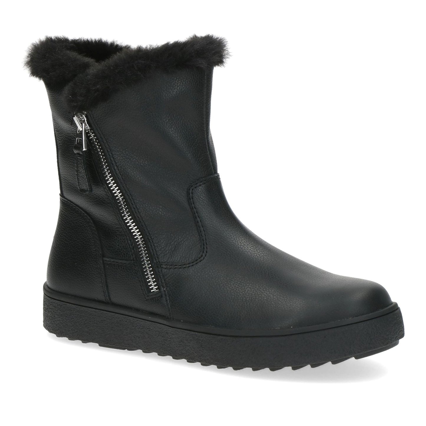 Women's Black Wedge Ankle Boots